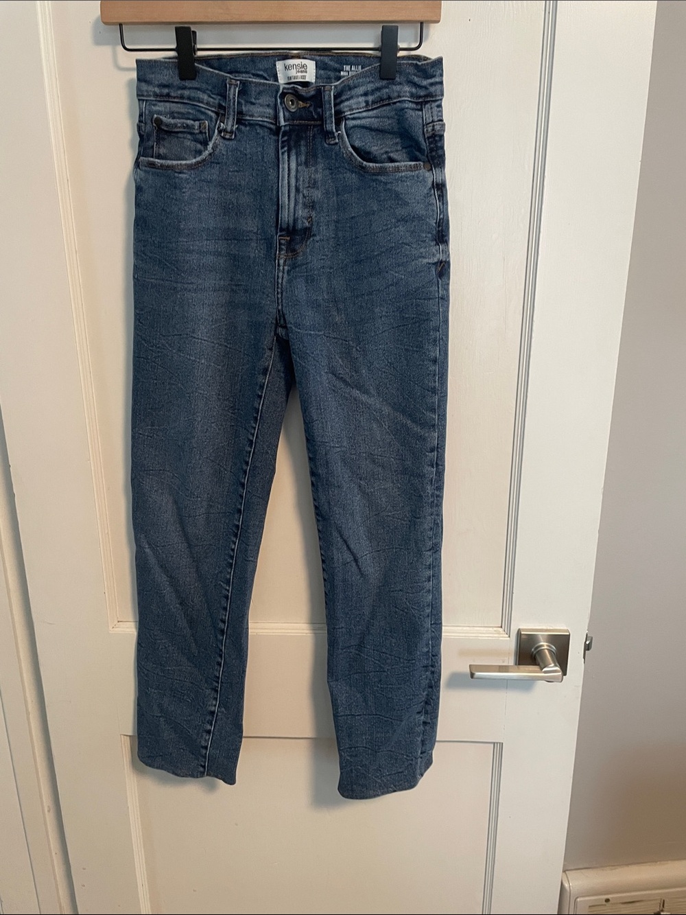 Kensie Medium Wash Blue Slim Straight Jeans